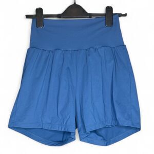 Halara Women's Blue Softlyzero Airy Athleisure High- Waist Long Shorts NWT